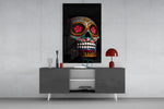 Sugar Skull panel catching ambient light to reveal its festive vibrance