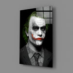 Cinematic-portrait panel bringing menacing charm to a contemporary man cave