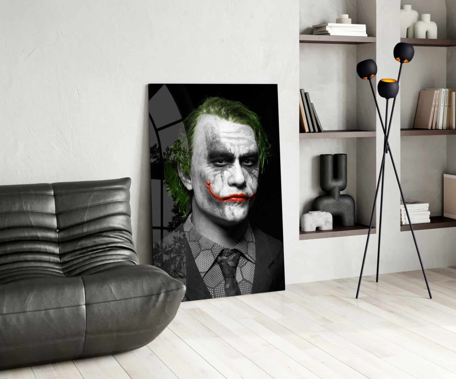 Joker Glass Wall Art.