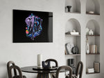 Diamond Elephant panel adding editorial drama to a man cave