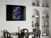 Diamond Hawk panel adding editorial drama to a man cave
