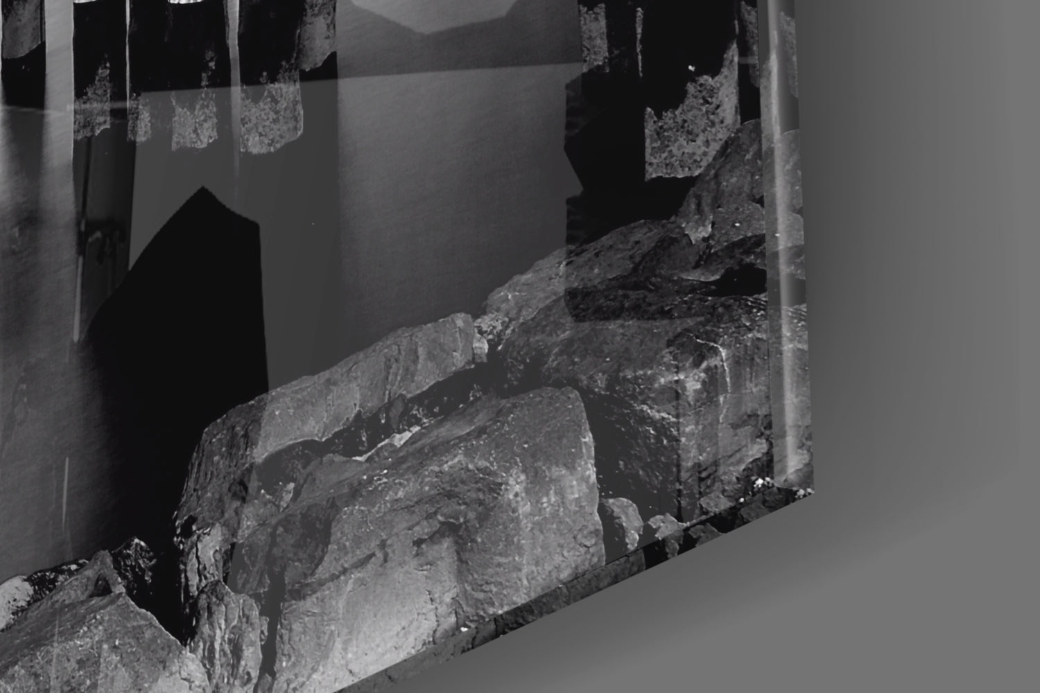 City Night Glass Wall Art.