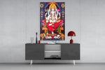 Ganesha panel catching ambient light to reveal its sacred warmth