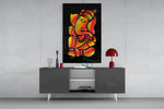Ganesha panel catching ambient light to reveal its sacred glow