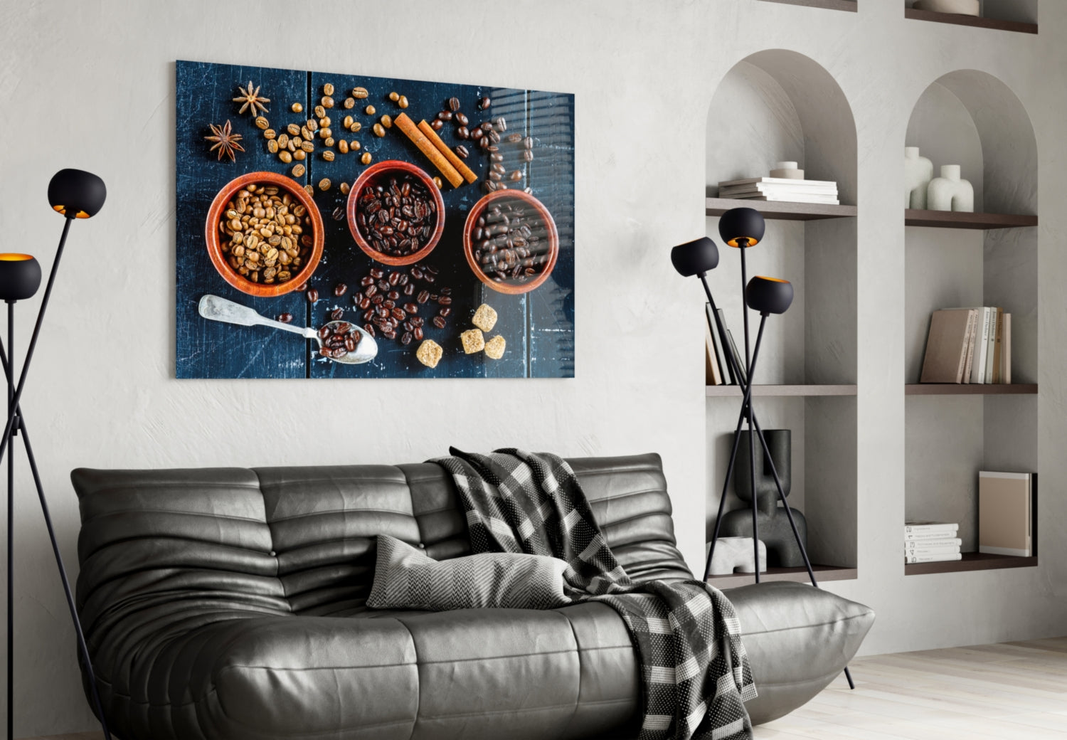 Spices Glass Wall Art.
