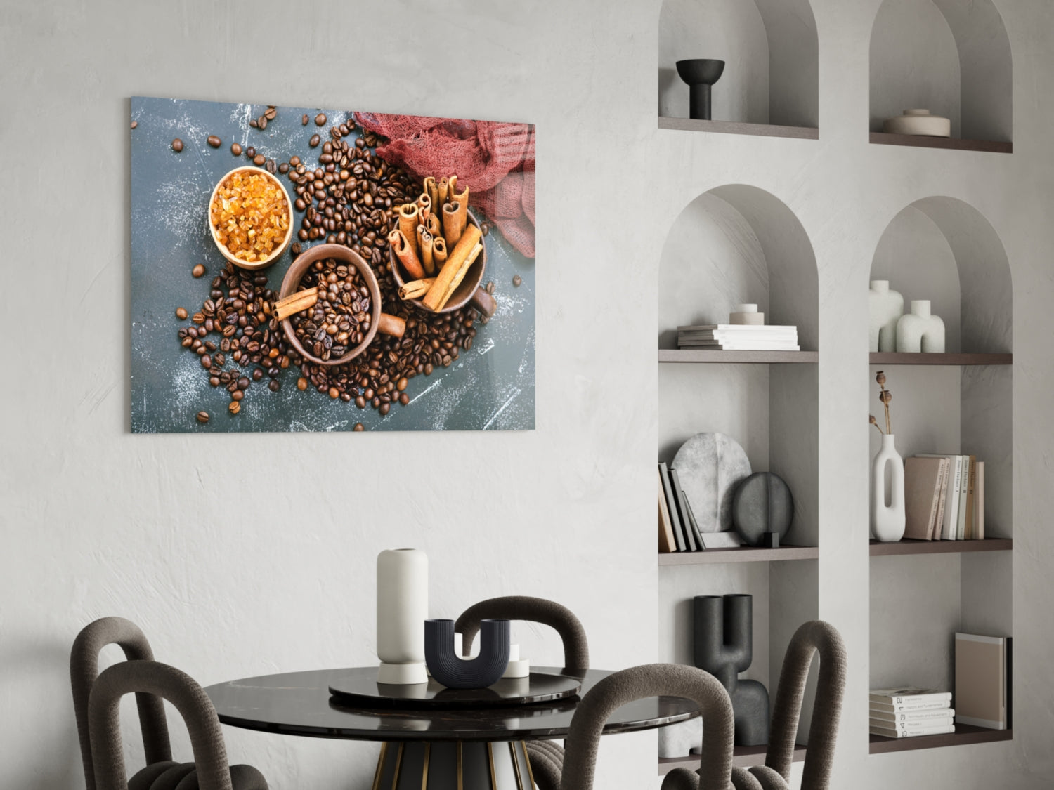 Spices Glass Wall Art.