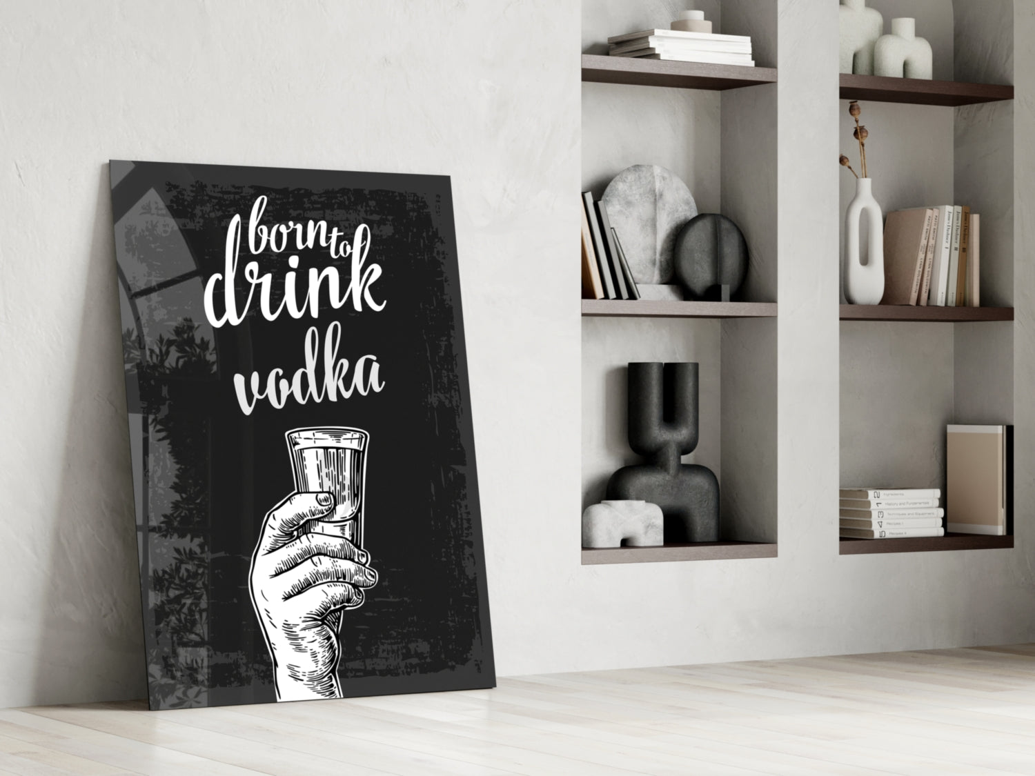 Vodka Glass Wall Art.