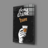 Retro-poster panel bringing bar-room wit to a contemporary man cave