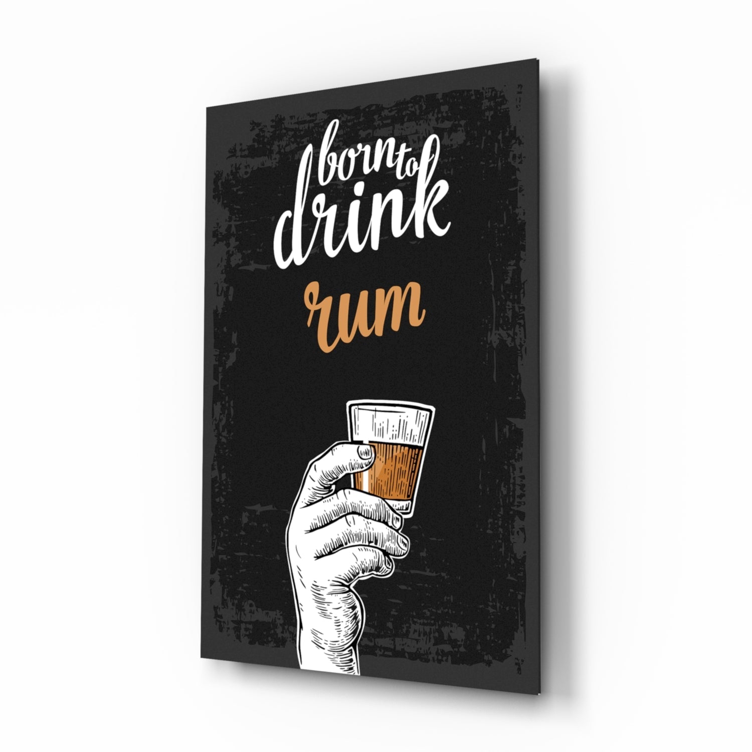 Rum Glass Wall Art.