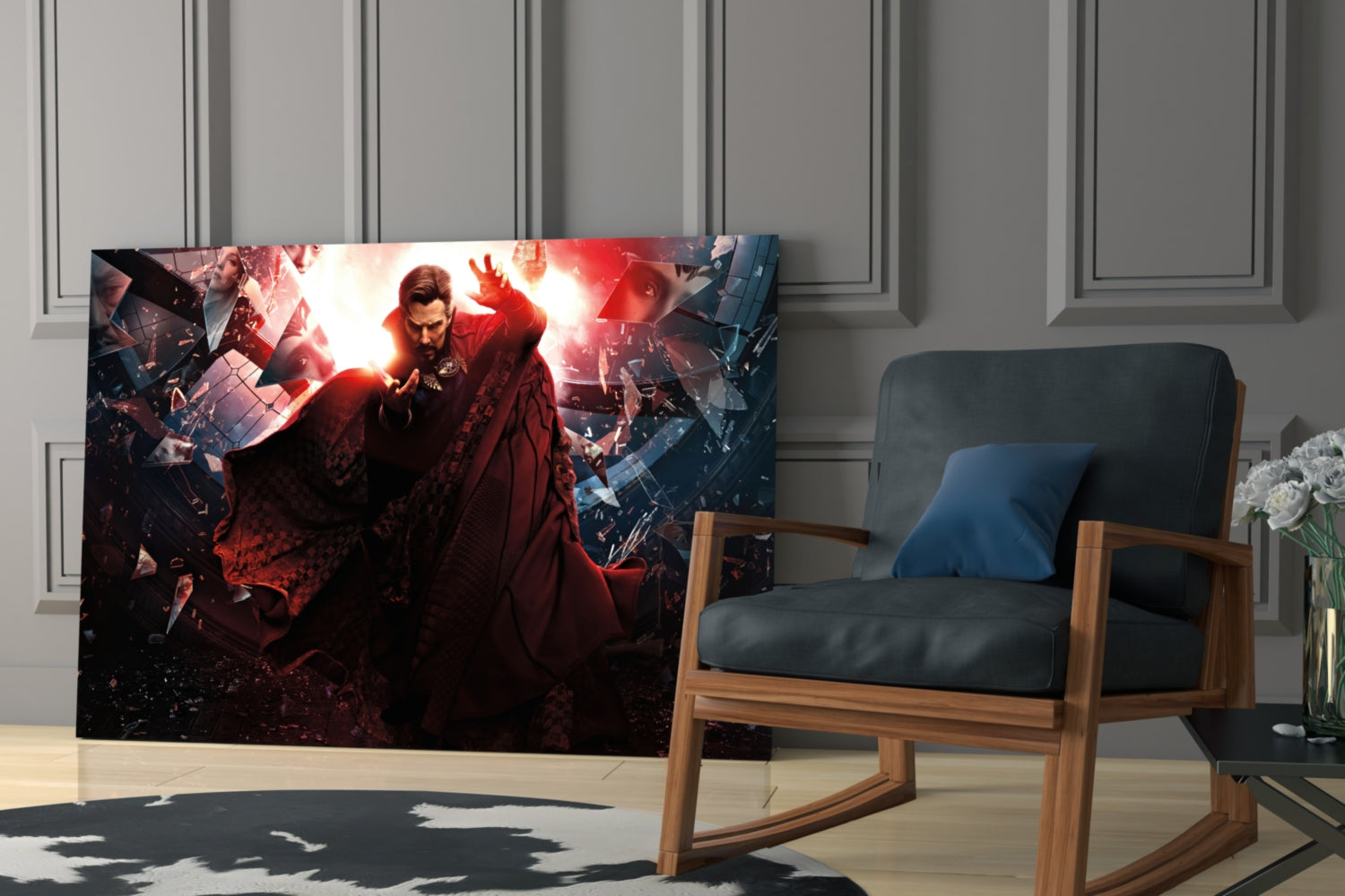 Dr. Strange Glass Wall Art.