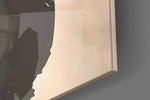 Black Adam artwork anchoring a wall with bold dramatic palette