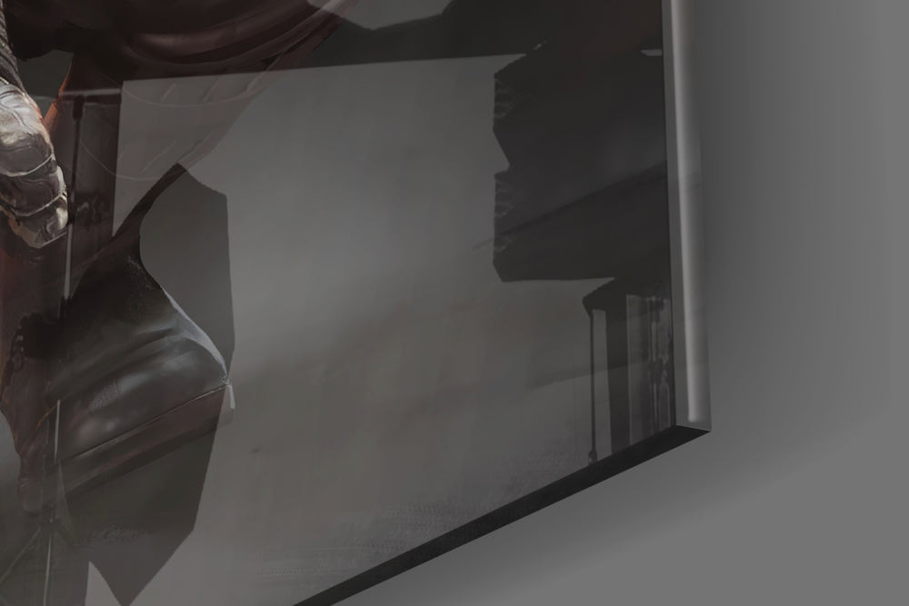 Kylo Ren artwork anchoring a wall with moody dramatic palette