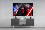 Kylo Ren panel catching screen glow to reveal its menacing momentum