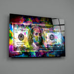Pop-graffiti panel bringing electric ambition to a contemporary office
