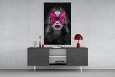 Butterfly Eyes panel catching directional light to reveal its bold mystery