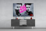 Fight Club Poster panel catching directional light to reveal its raw rebellion