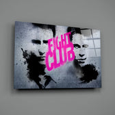 Grunge-poster panel bringing raw rebellion to a contemporary man cave