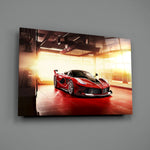 Automotive-photography panel bringing luxurious power to a contemporary man cave