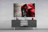 Ferrari FXX K panel catching directional light to reveal its luxe drama