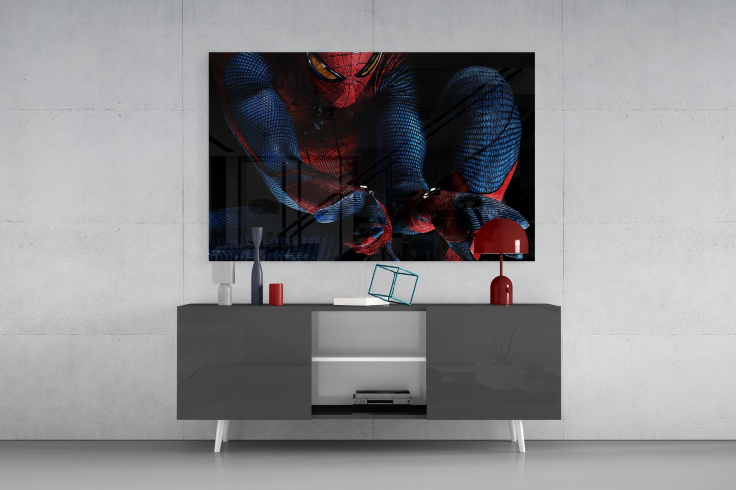 Spider Glass Wall Art.