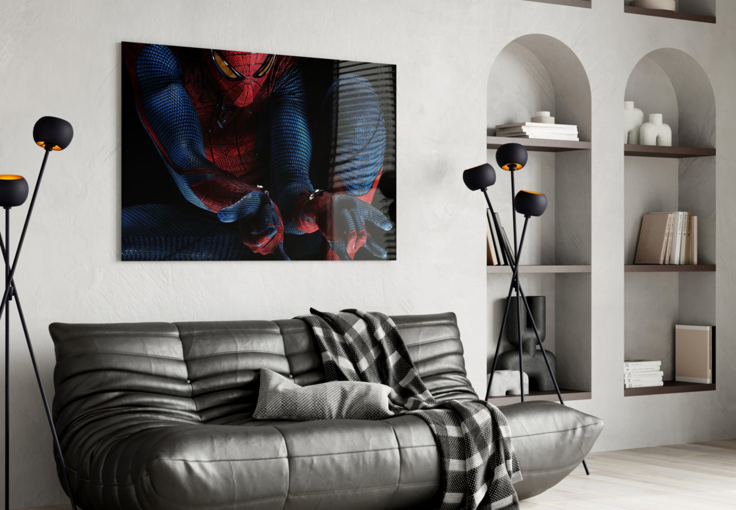 Spider Glass Wall Art.