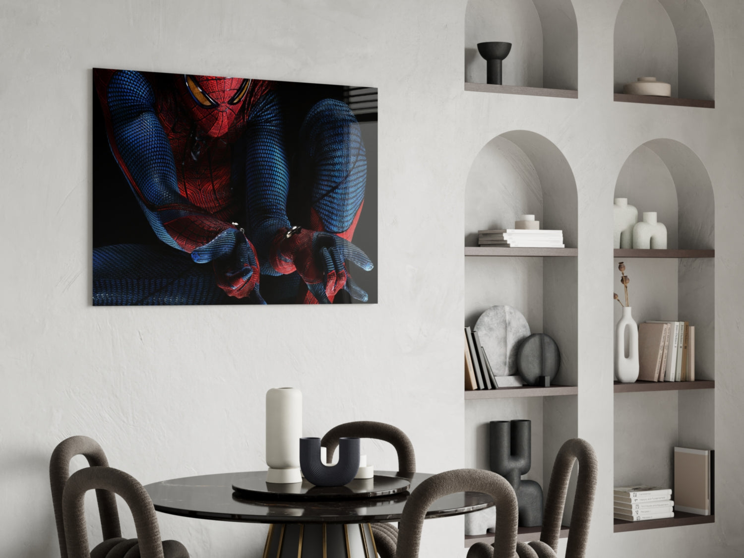 Spider Glass Wall Art.