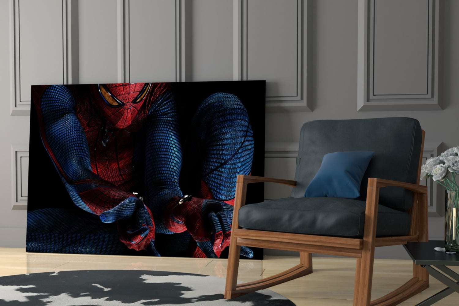 Spider Glass Wall Art.