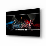 Metallica Glass Wall Art.