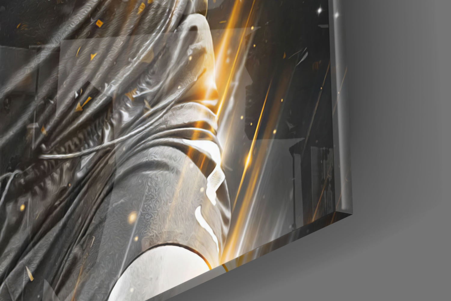 Christiano Ronaldo Glass Wall Art.