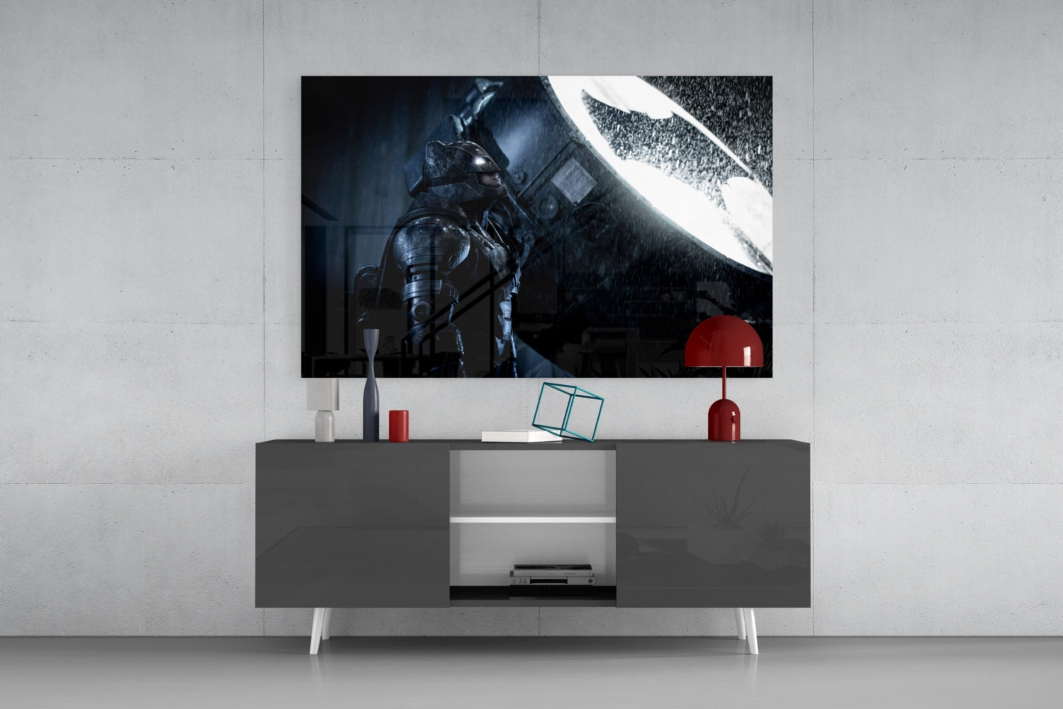 Batman Call Glass Wall Art.