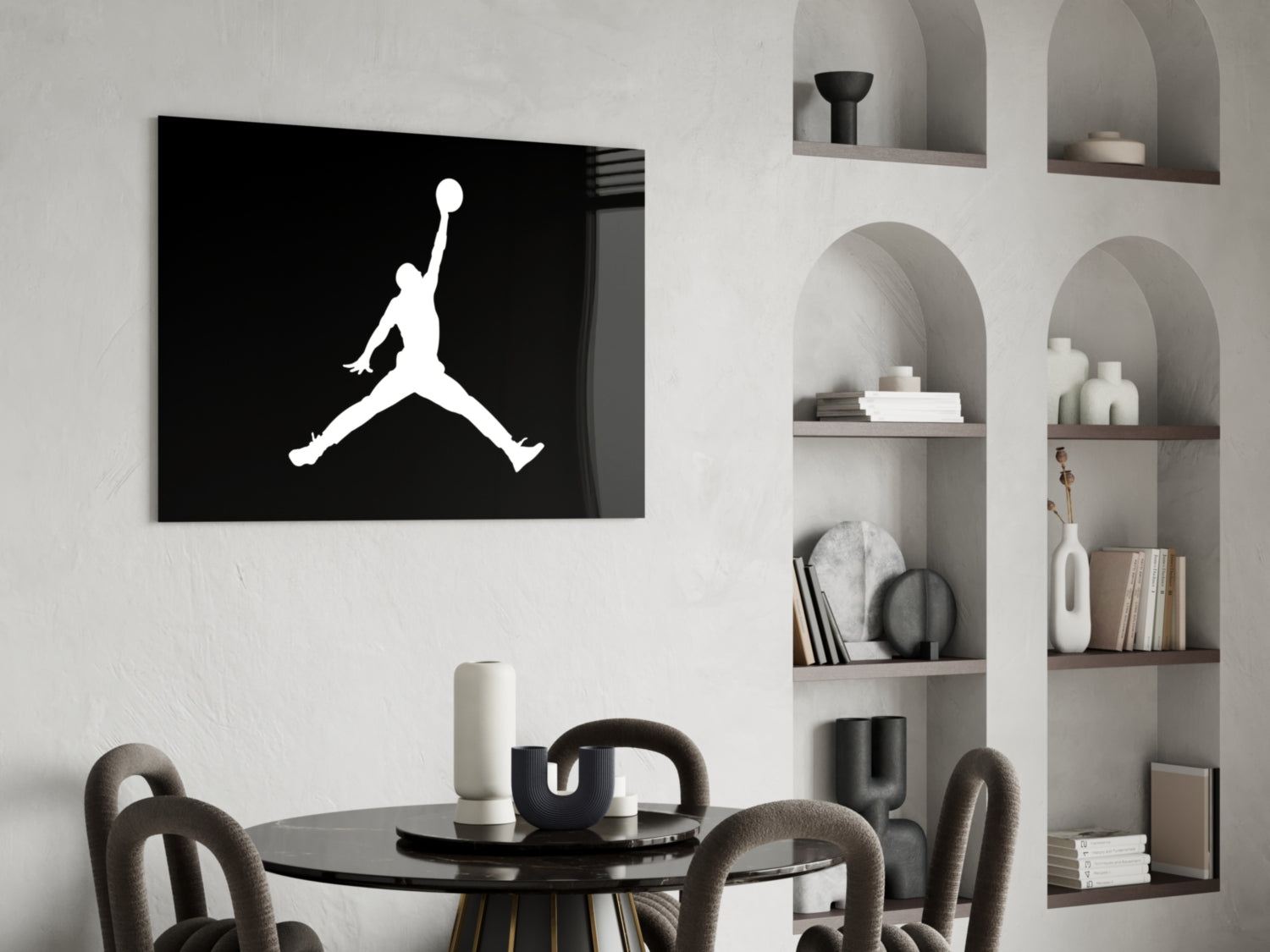 Air Jordan Glass Wall Art.