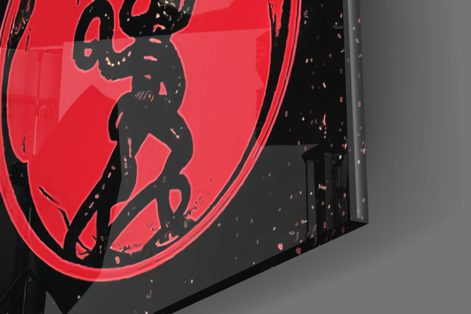 Stranger Things Poster Glass Wall Art.