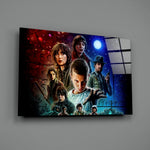 Cinematic-poster panel bringing retro mystery to a contemporary teen lounge