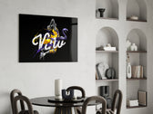 Los Angeles Lakers panel adding editorial drive to a gaming room