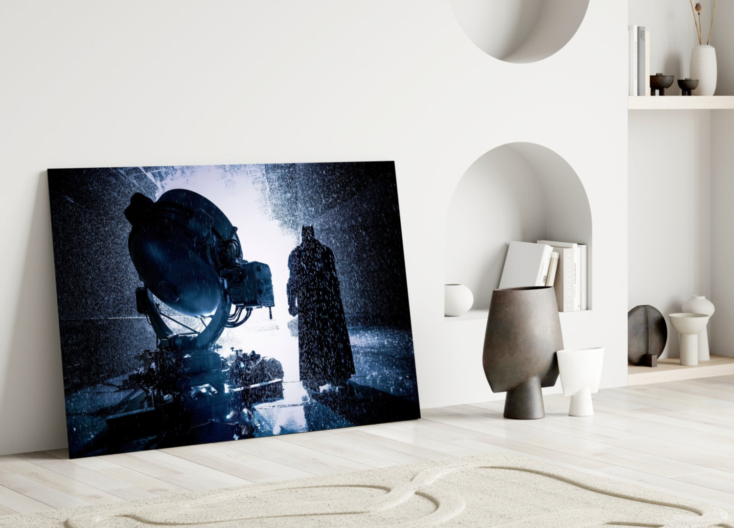 Batman Call Glass Wall Art.