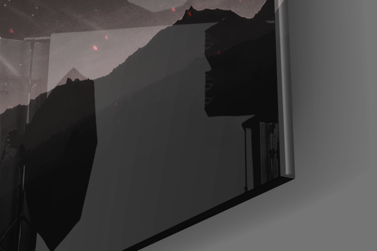 Stranger Things Glass Wall Art.