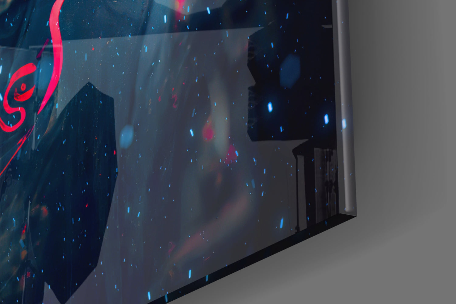 Thunder Fighter Glass Wall Art  || Designer Collection.