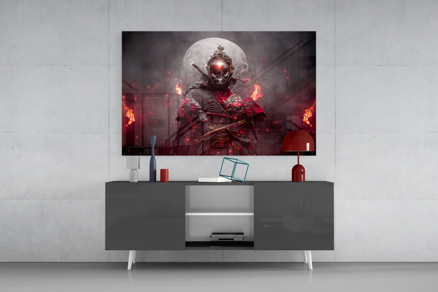 Fire Fighter Glass Art  || Designer Collection.