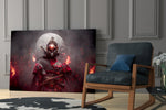 Fire Fighter artwork anchoring a wall with moody dramatic palette