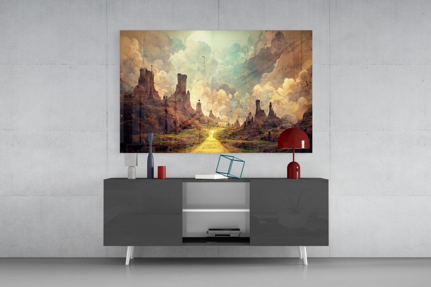 Road to the End Glass Art  || Designer Collection.