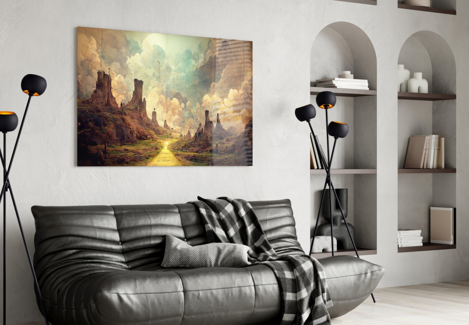 Road to the End Glass Art  || Designer Collection.