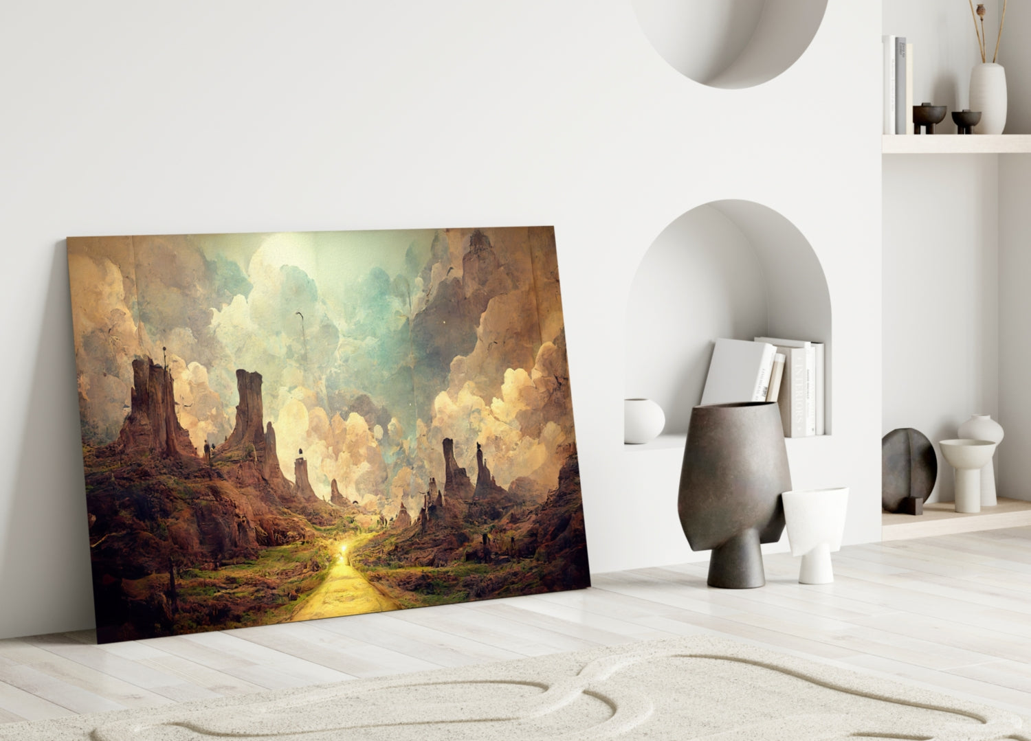 Road to the End Glass Art  || Designer Collection.