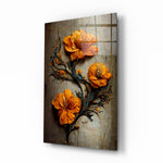 Timeless Flowers Glass Art  || Designer Collection.