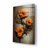 Timeless Flowers Glass Art  || Designer Collection.