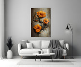 Timeless Flowers Glass Art  || Designer Collection.