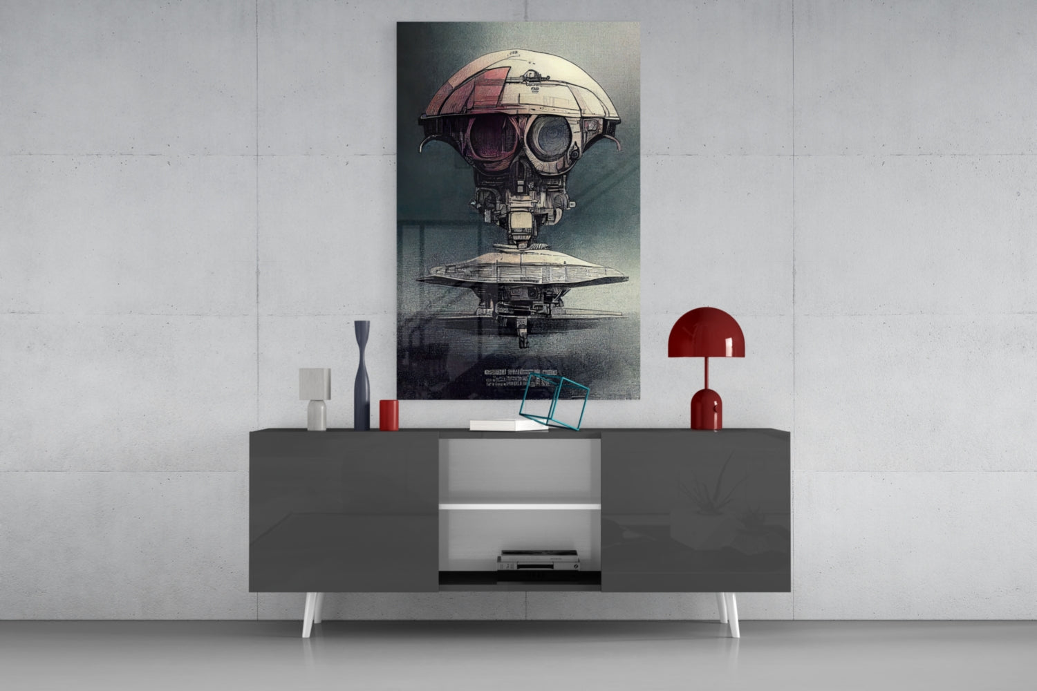 The Arrival Glass Wall Art || Designer Collection.