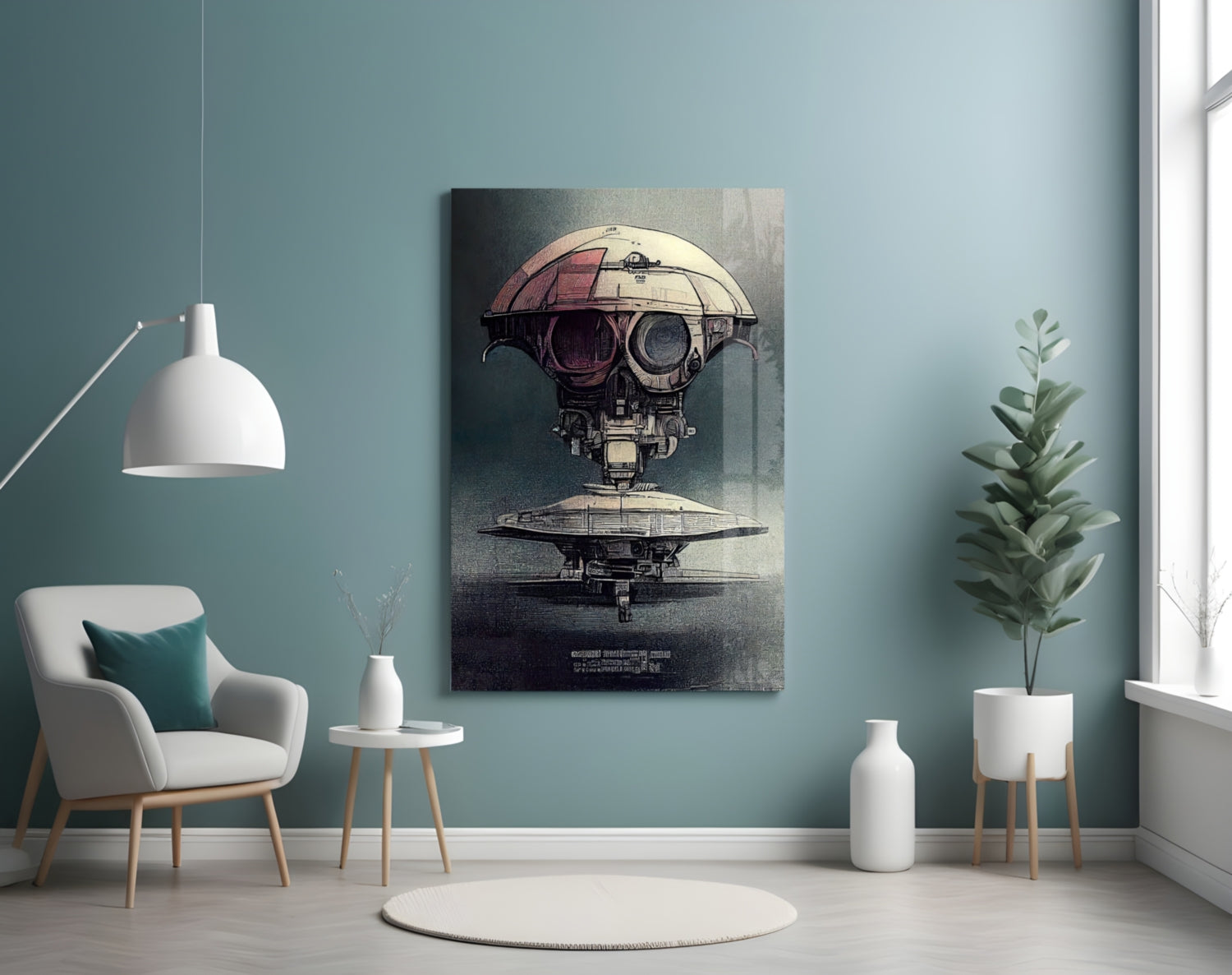 The Arrival Glass Wall Art || Designer Collection.