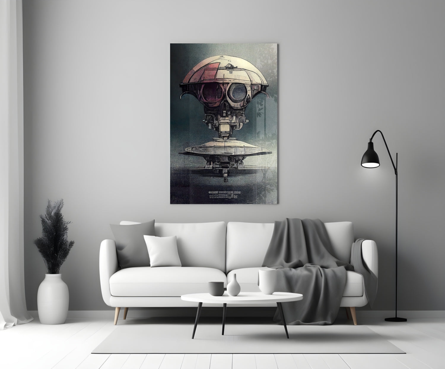 The Arrival Glass Wall Art || Designer Collection.