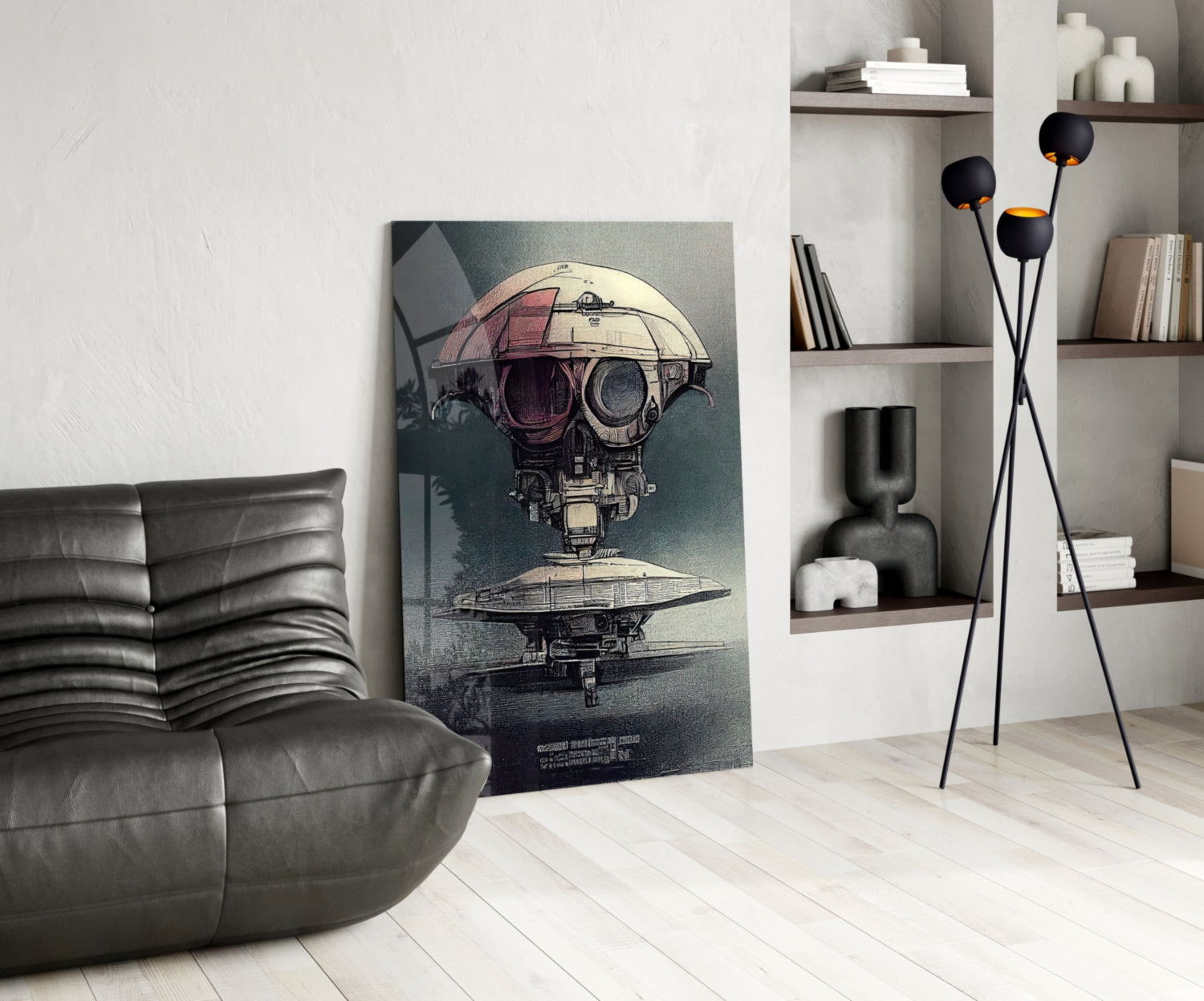 The Arrival Glass Wall Art || Designer Collection.