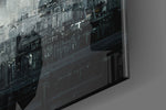 Old City Silhouette panel catching window light to reveal its haunting calm
